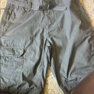 Men's Gray Cargo Shorts